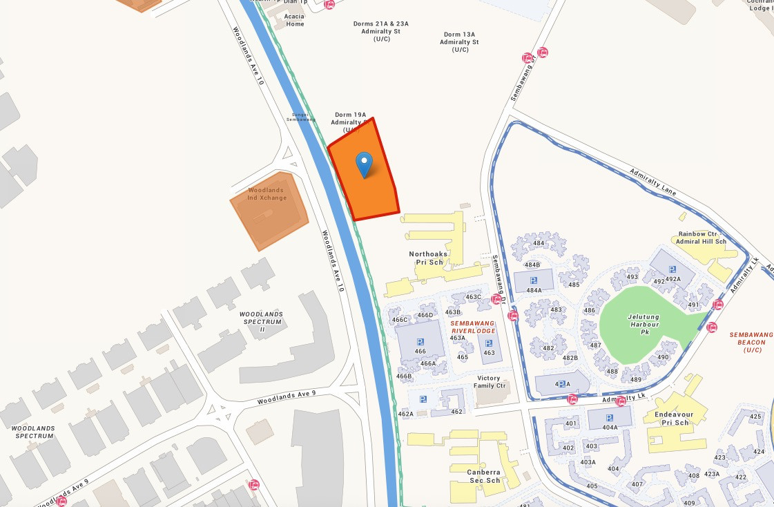 Sembawang Drive EC Location